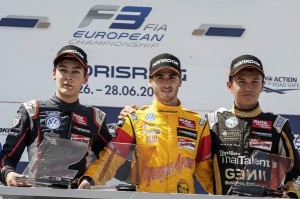 George Russel (GB), Antonio Giovinazzi (I), Alexander Albon (T) 