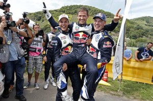 Andreas Mikkelsen, Sébastien Ogier, Jari-Matti Latvala 