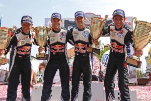 Ola Fløene, Andreas Mikkelsen, Sébastien Ogier, Julien Ingrassia 