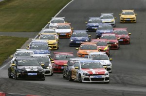 Start Rennen, Oschersleben, Volkswagen Scirocco R-Cup