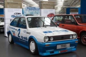 Polo G40 Weltrekordfahrzeug, das 1985 die Standfestigkeit des G-Laders bewies.